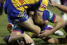 Newcastle Knights beat Eels NRL Round 21 2008