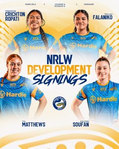 Parramatta Eels confirm 2026 NRLW development players